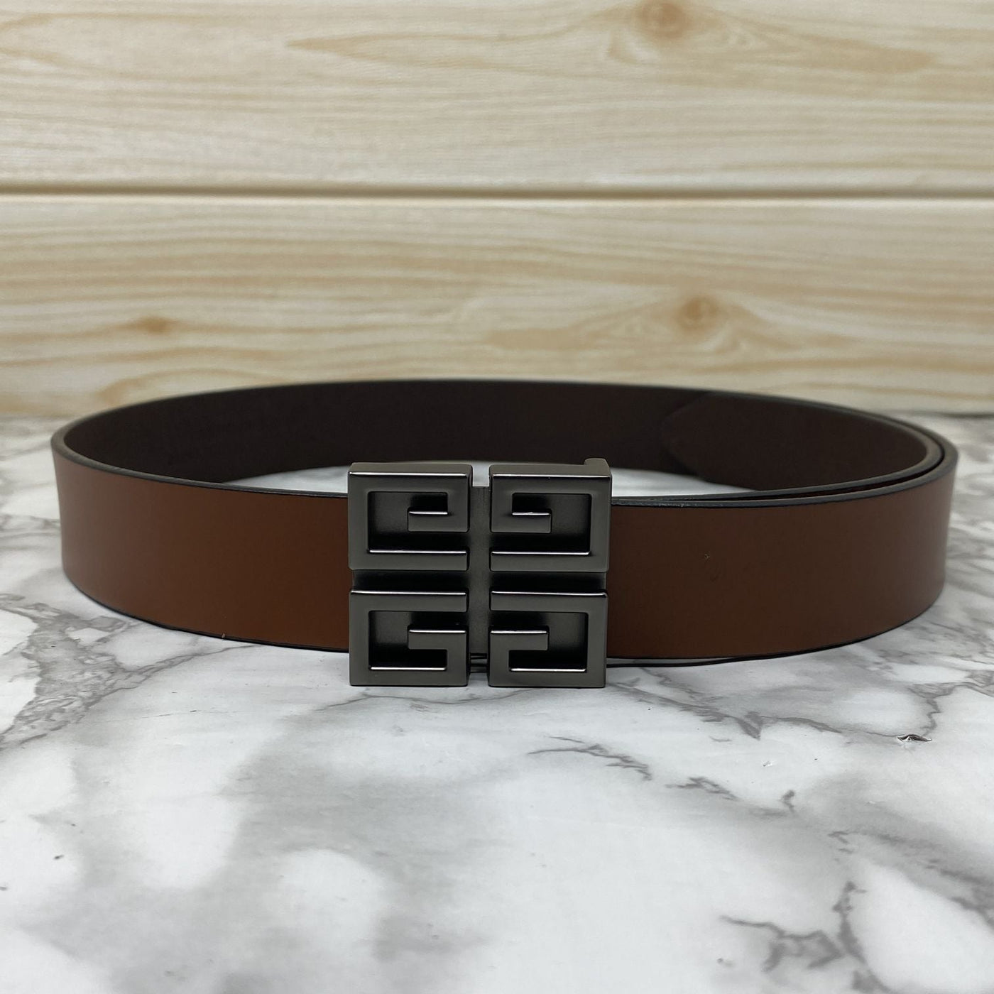 Square Section Leather Strap Belt-UniqueandClassy