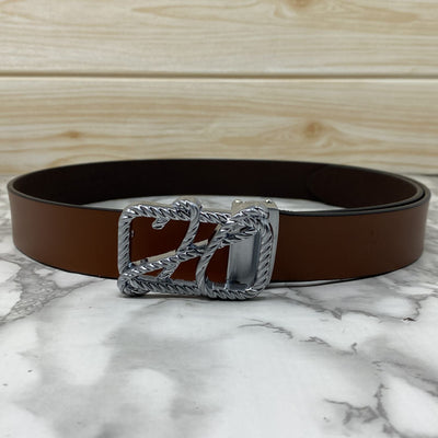 H-Pattern Leather Strap Belt For Men-UniqueandClassy