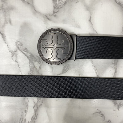 Vintage Round Buckle Belt With Leather Strap-UniqueandClassy