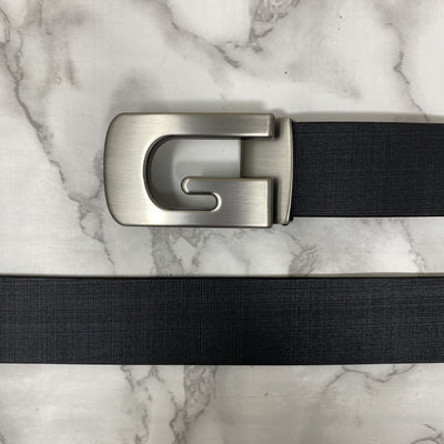 Metal  G-Shape Leather Strap Belt-UniqueandClassy