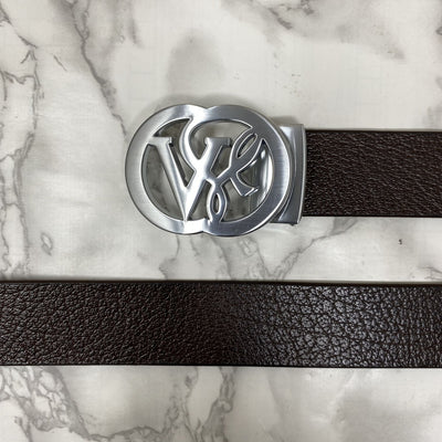 VSL Round Pin Buckle With Leather Strap-UniqueandClassy