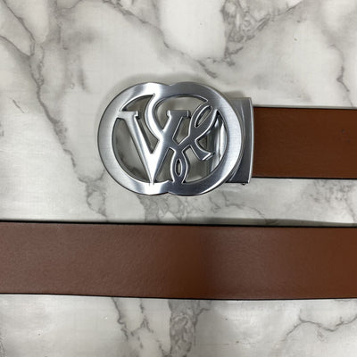 VSL Round Pin Buckle With Leather Strap-UniqueandClassy