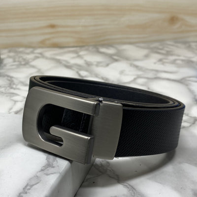 Metal  G-Shape Leather Strap Belt-UniqueandClassy