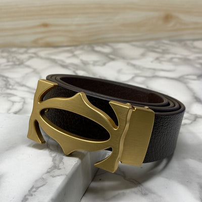 Cross Pattern Casual and Formal Leather Strap Belt -UniqueandClassy