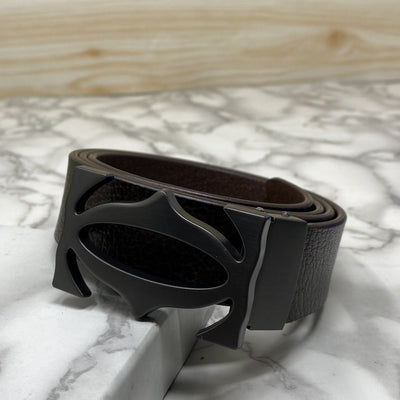 Cross Pattern Casual and Formal Leather Strap Belt -UniqueandClassy