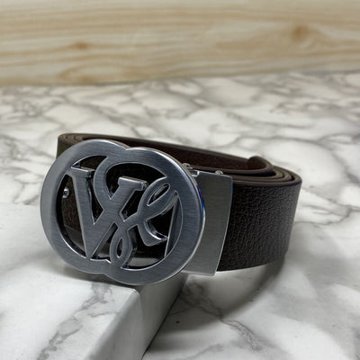 VSL Round Pin Buckle With Leather Strap-UniqueandClassy