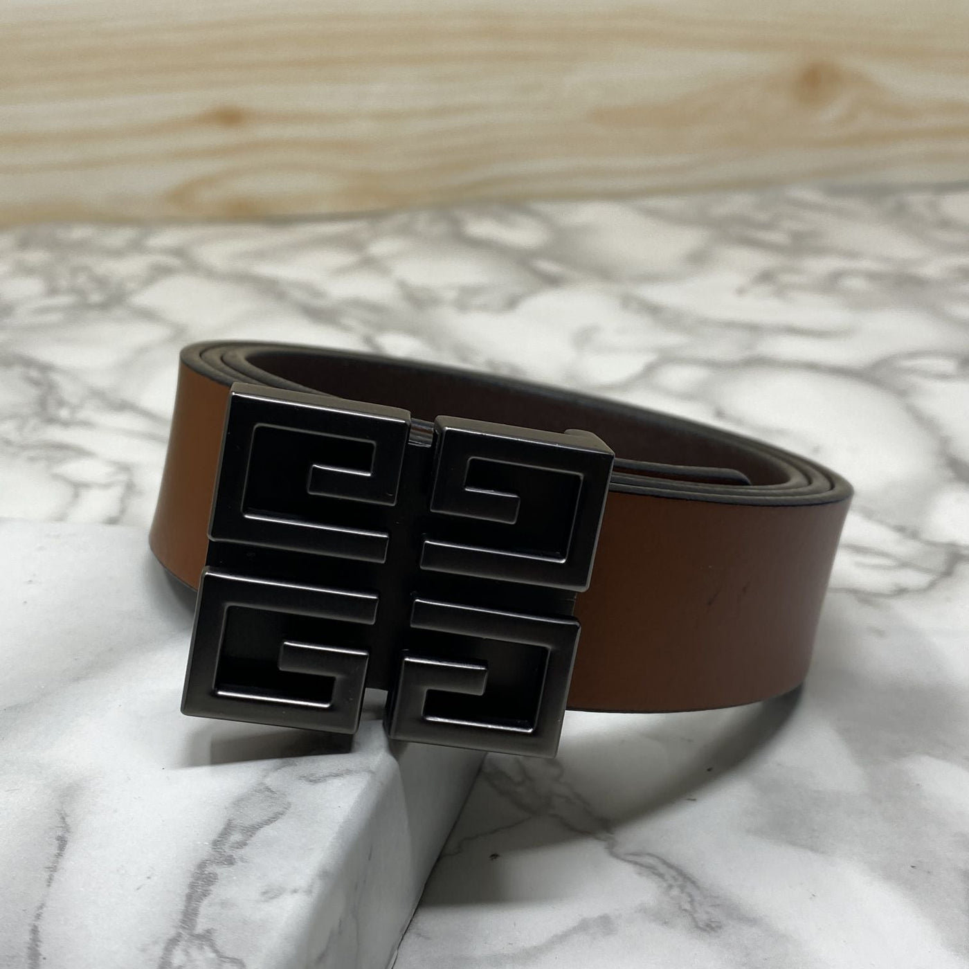 Square Section Leather Strap Belt-UniqueandClassy