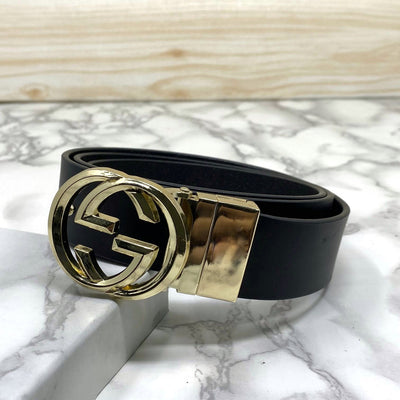 Trendy Round Leather Strap Belt For Men-UniqueandClassy