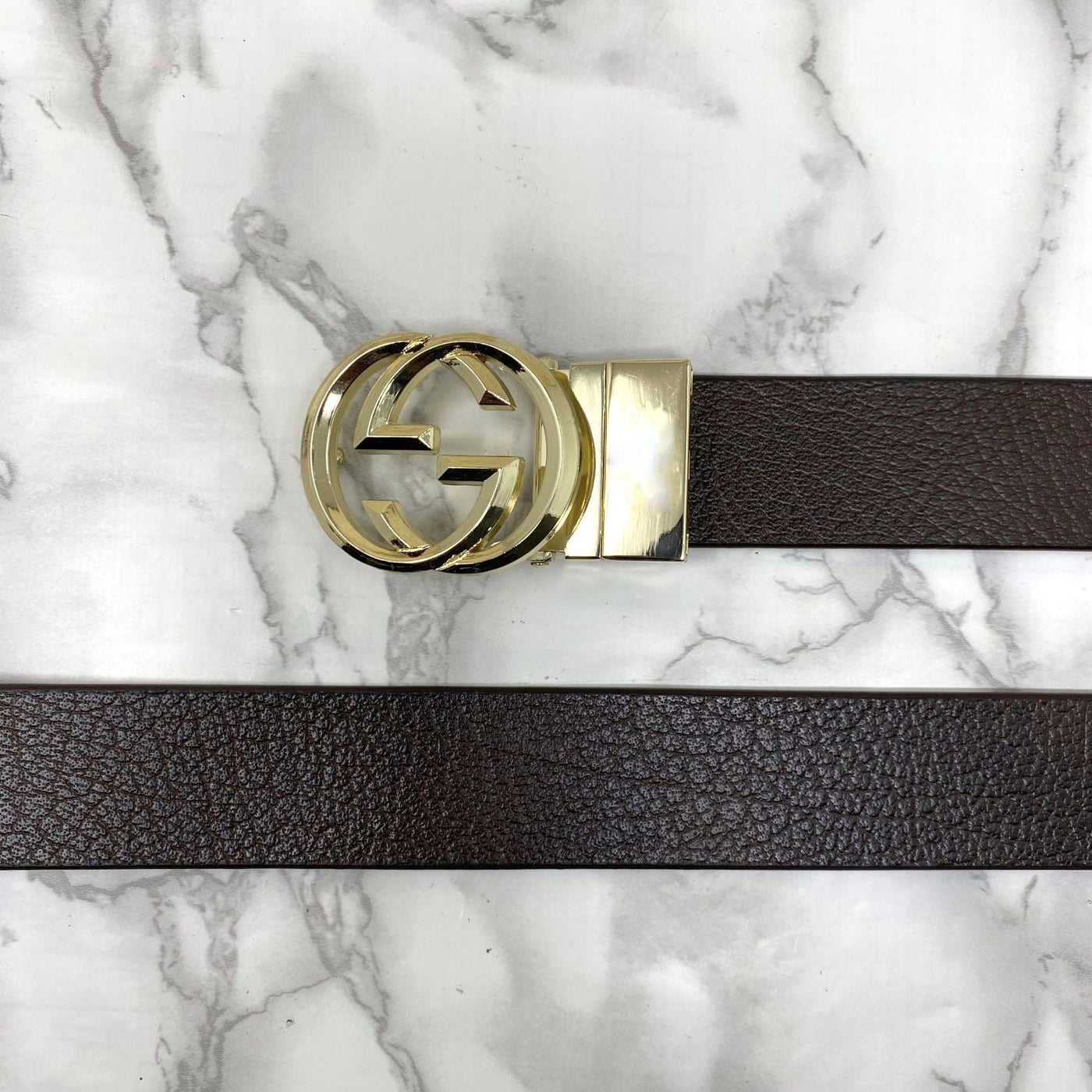 Trendy Round Leather Strap Belt For Men-UniqueandClassy