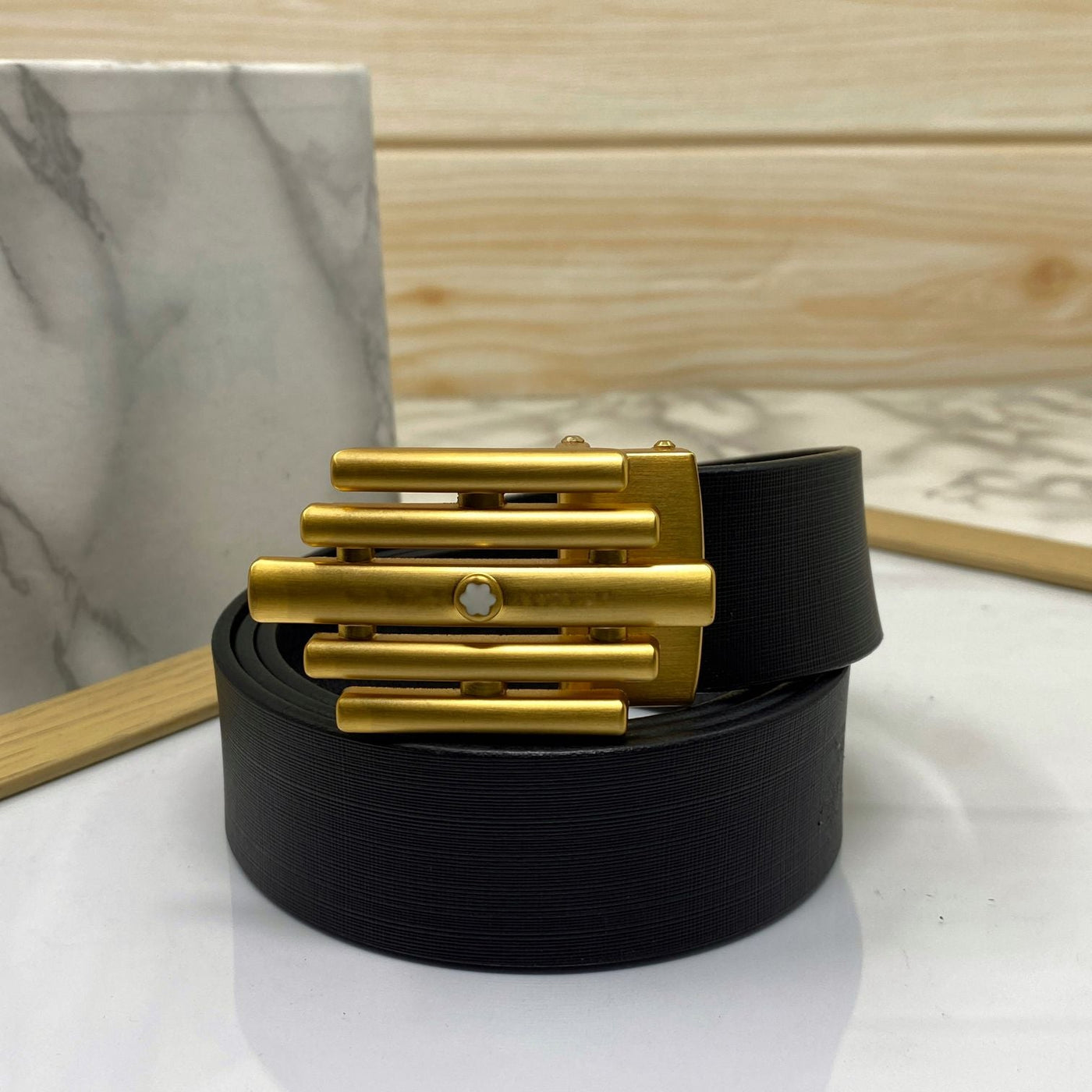 Stylish Formal Leather Strap Belt For Men-UniqueandClassy