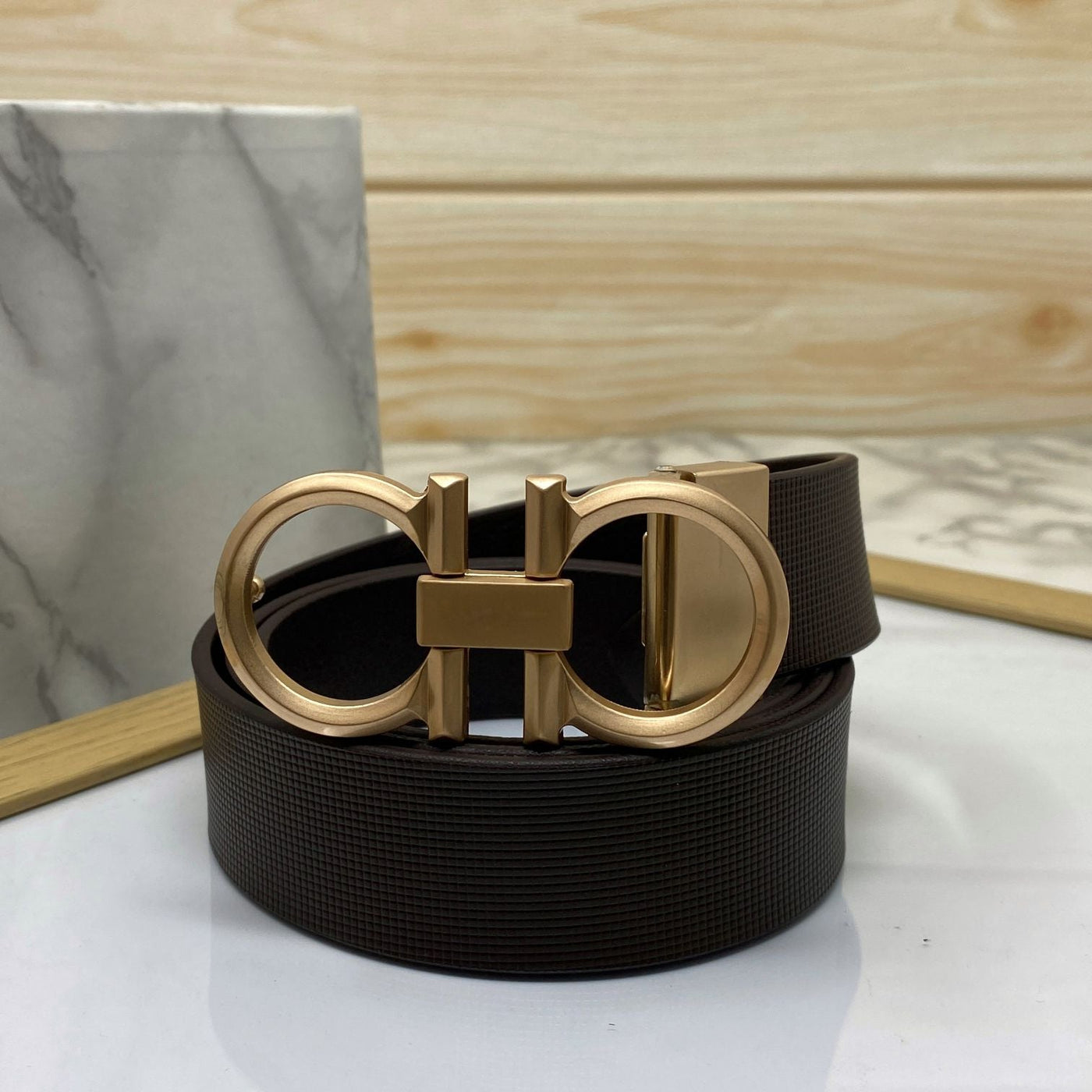 Classic 8 Pattern Formal Design Leather Strap Belt -UniqueandClassy