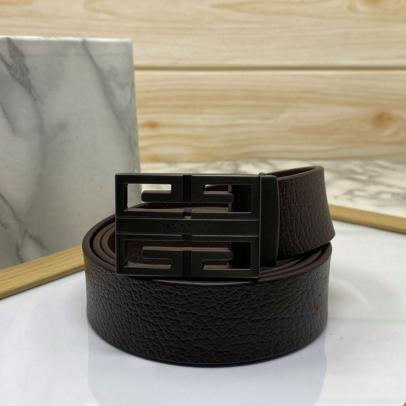 New Arrival Square Formal Leather Belt-UniqueandClassy