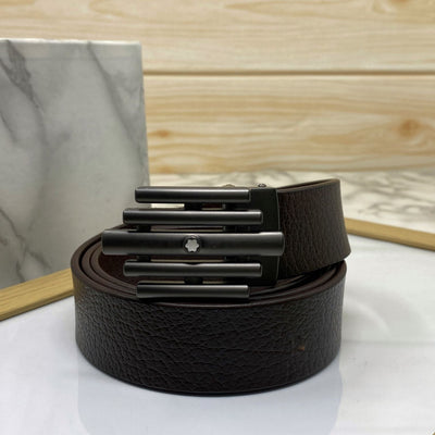 Stylish Formal Leather Strap Belt For Men-UniqueandClassy