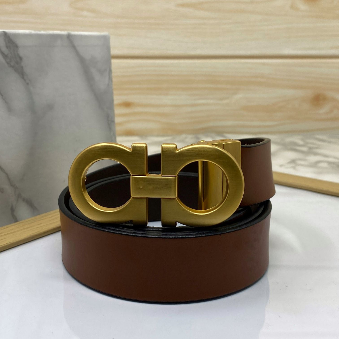 Classic 8 Pattern Formal Design Leather Strap Belt -UniqueandClassy