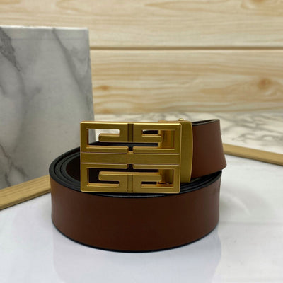 New Arrival Square Formal Leather Belt-UniqueandClassy