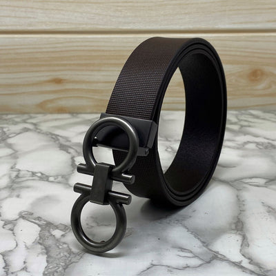 Classic 8 Pattern Formal Design Leather Strap Belt -UniqueandClassy