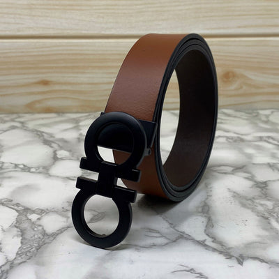 Classic 8 Pattern Formal Design Leather Strap Belt -UniqueandClassy