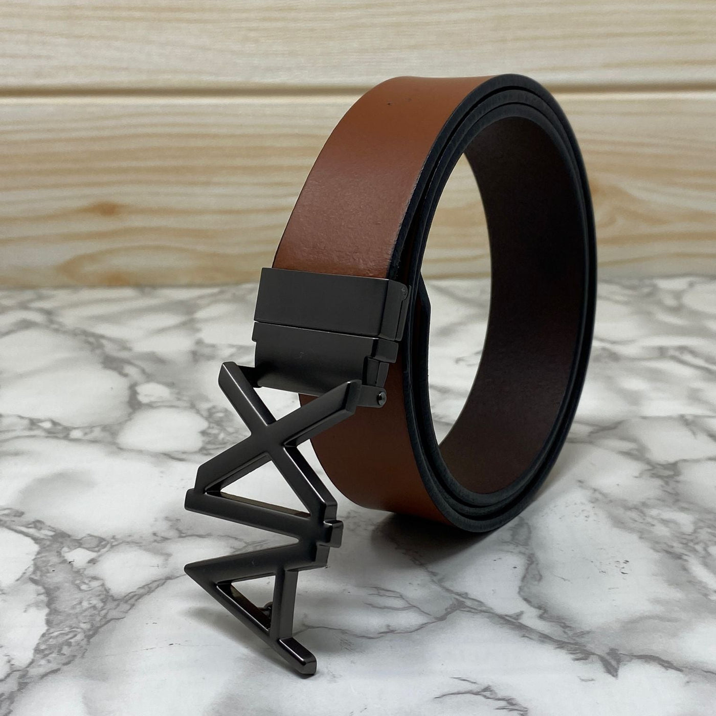 Fashionable AIX Leather Strap Belt -UniqueandClassy