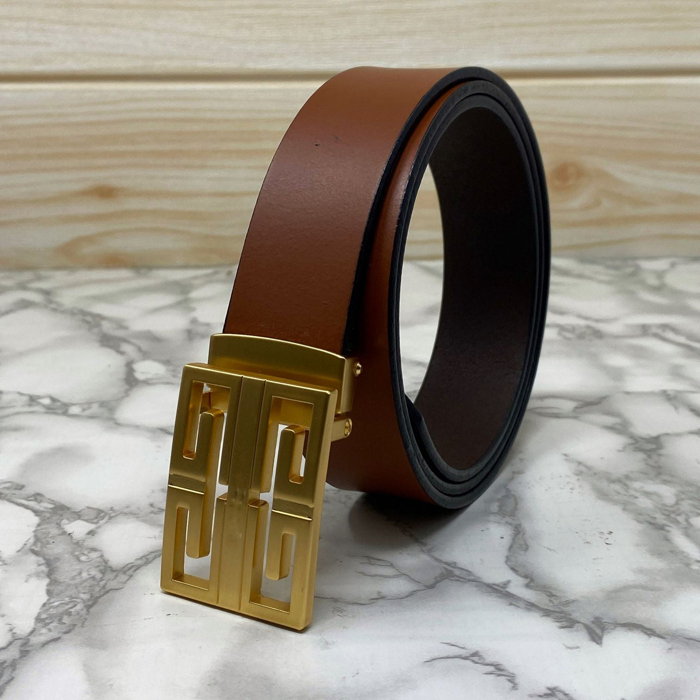 New Arrival Square Formal Leather Belt-UniqueandClassy