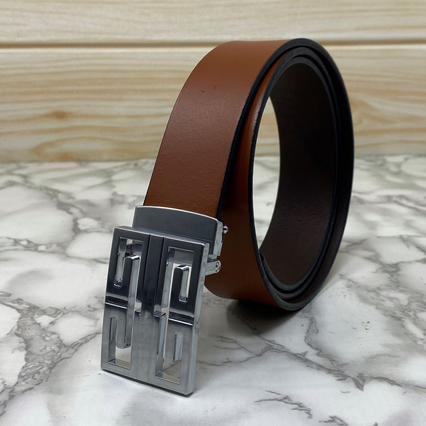 New Arrival Square Formal Leather Belt-UniqueandClassy