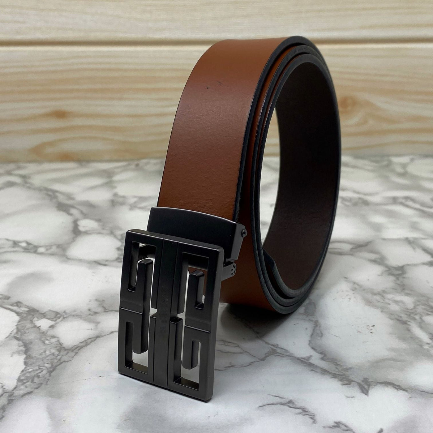 New Arrival Square Formal Leather Belt-UniqueandClassy