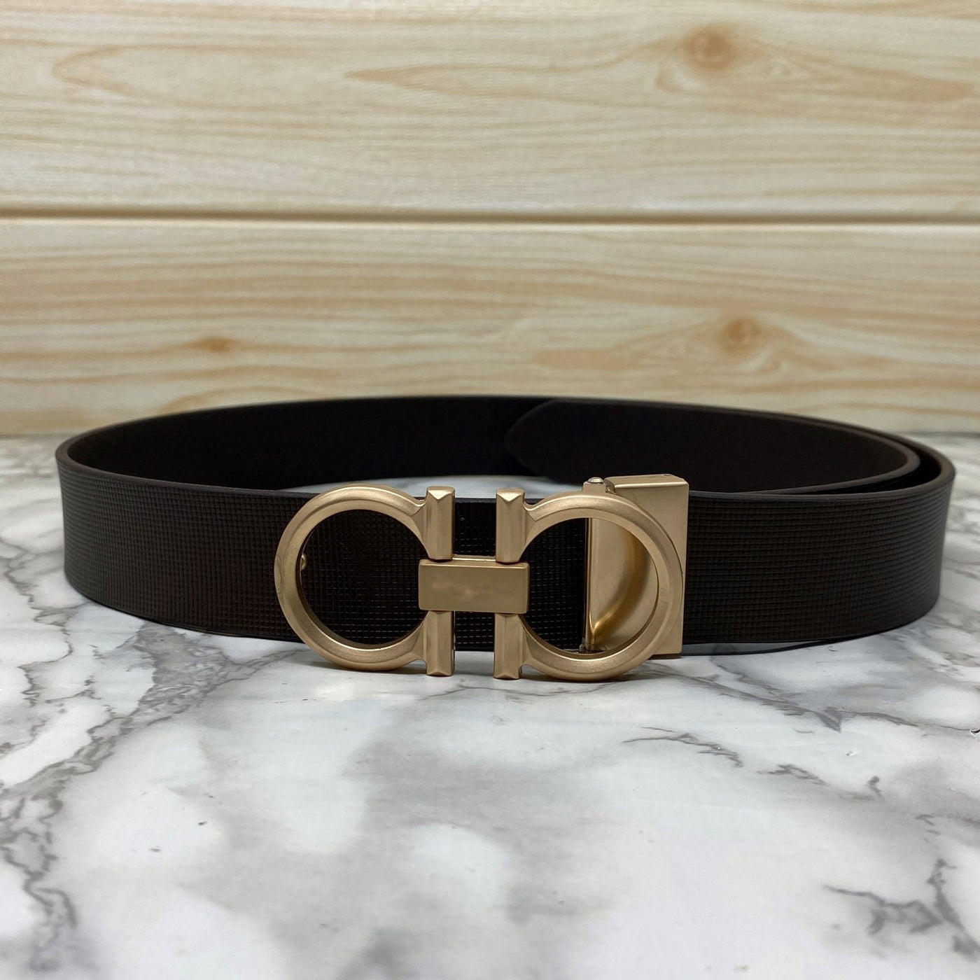 Classic 8 Pattern Formal Design Leather Strap Belt -UniqueandClassy