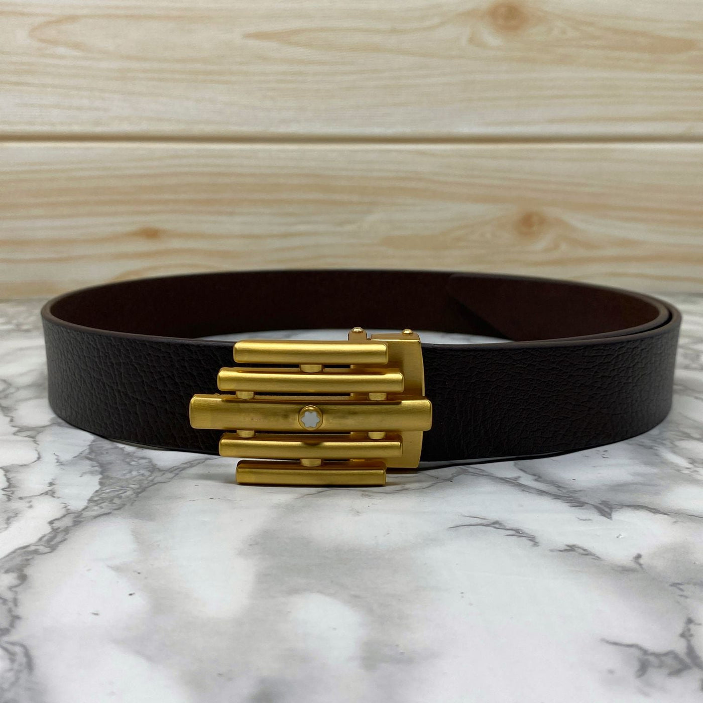 Stylish Formal Leather Strap Belt For Men-UniqueandClassy