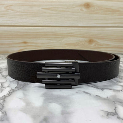 Stylish Formal Leather Strap Belt For Men-UniqueandClassy