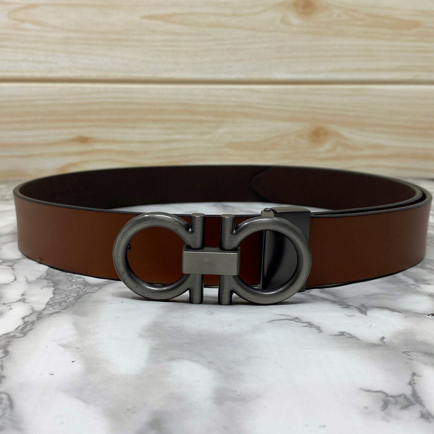 Classic 8 Pattern Formal Design Leather Strap Belt -UniqueandClassy