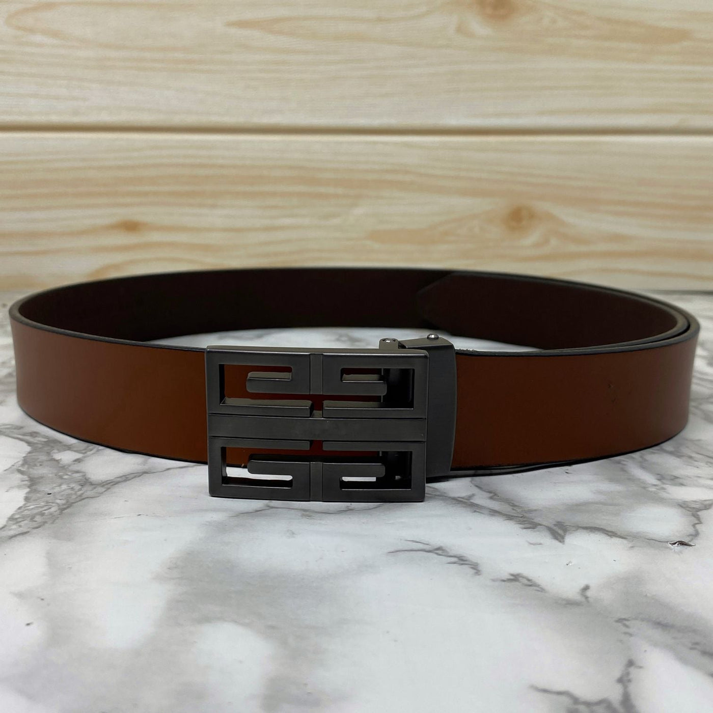 New Arrival Square Formal Leather Belt-UniqueandClassy