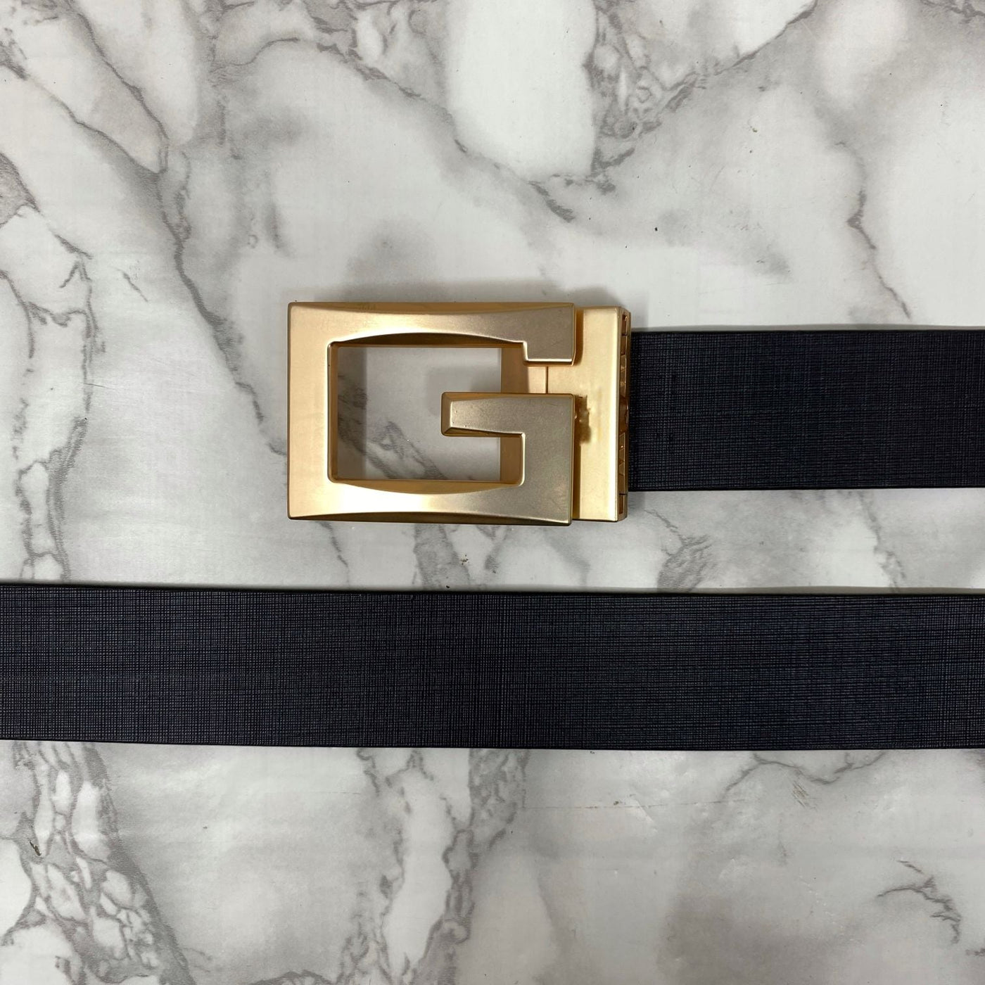 Square G-Section Leather Belt-UniqueandClassy