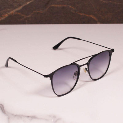 Stylish Flat Metal Frame Square Sunglasses For Men And Women-Unique and Classy