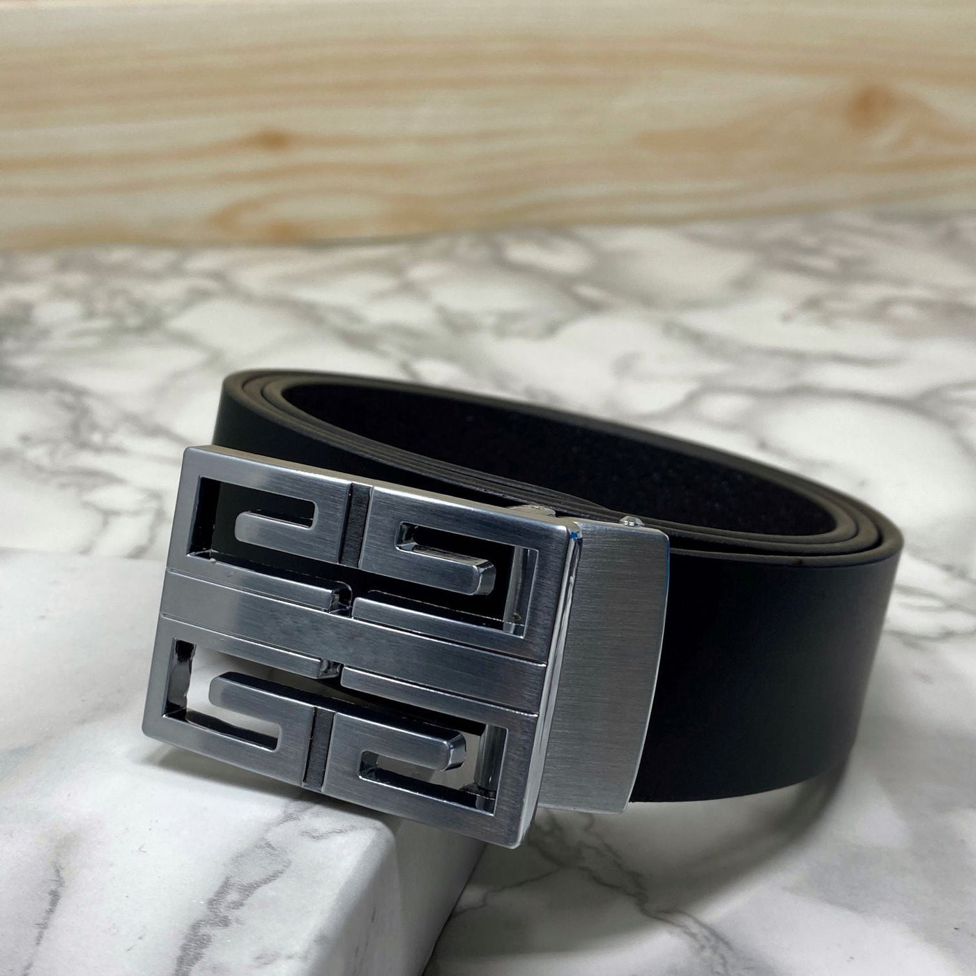 New Arrival Square Formal Leather Belt-UniqueandClassy