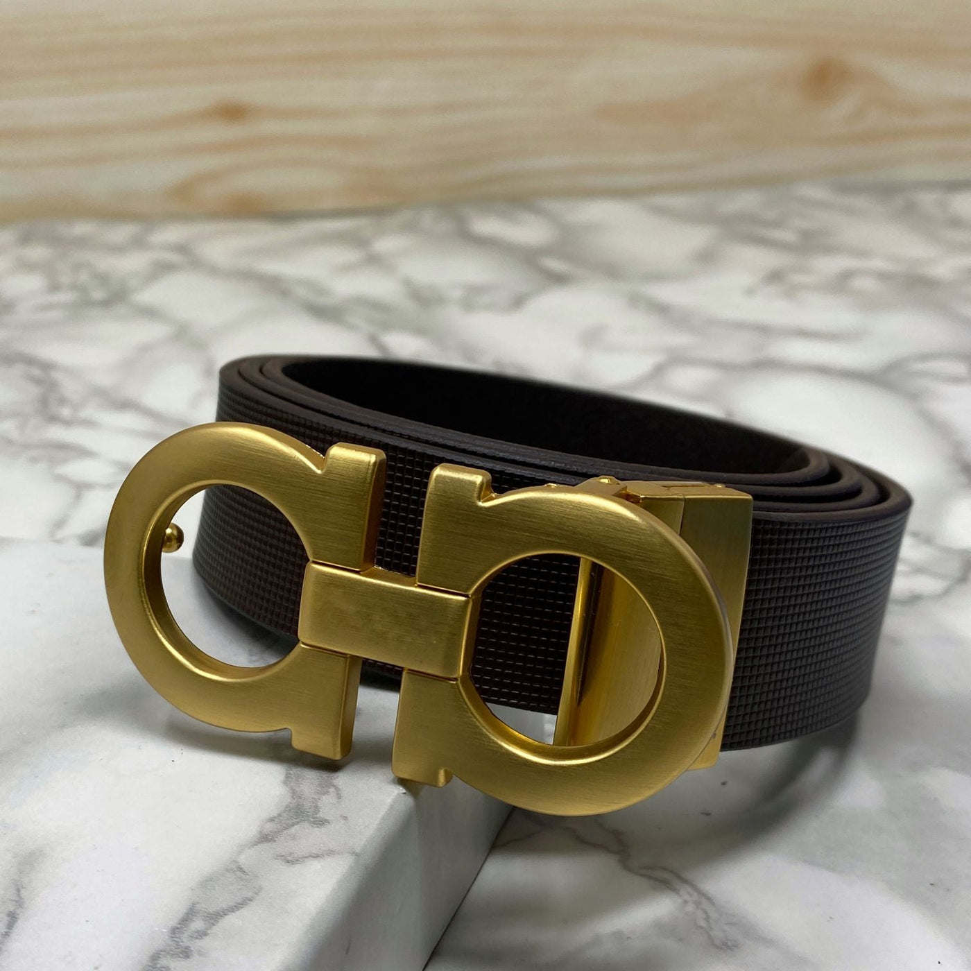 Classic 8 Pattern Formal Design Leather Strap Belt -UniqueandClassy