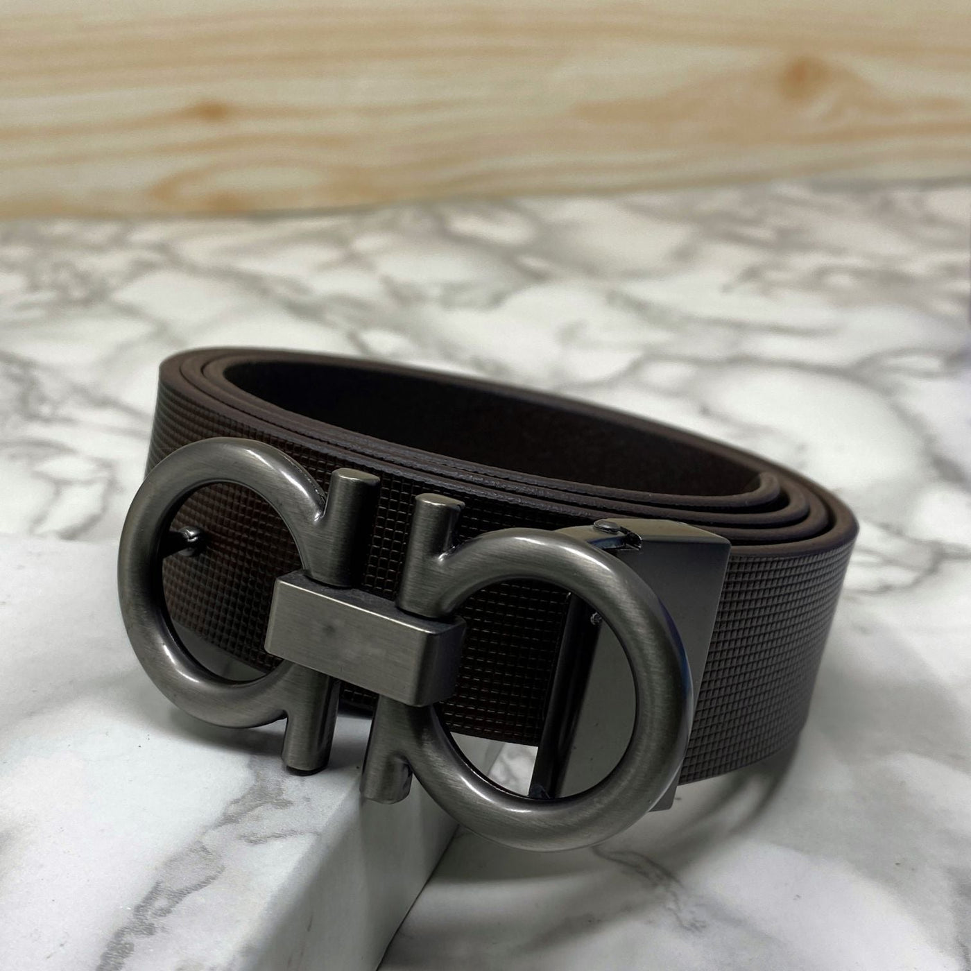 Classic 8 Pattern Formal Design Leather Strap Belt -UniqueandClassy