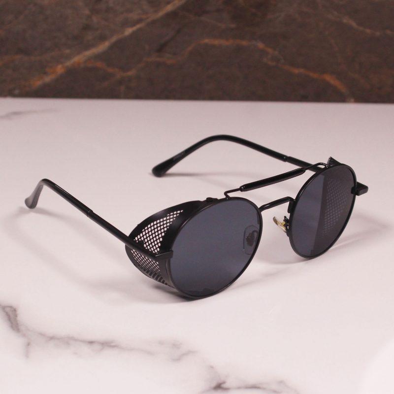 Stylish Metal Cap Round Sunglasses For Men And Women-Unique and Classy