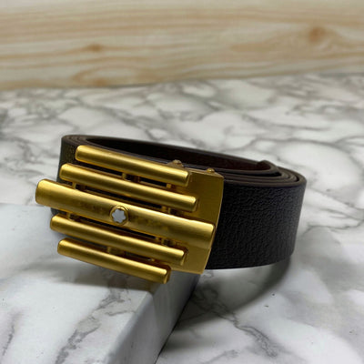 Stylish Formal Leather Strap Belt For Men-UniqueandClassy