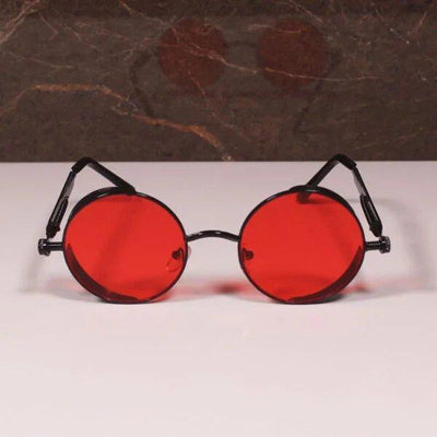 Emiway Bantai Round Red Candy Sunglasses For Men And Women-Unique and Classy