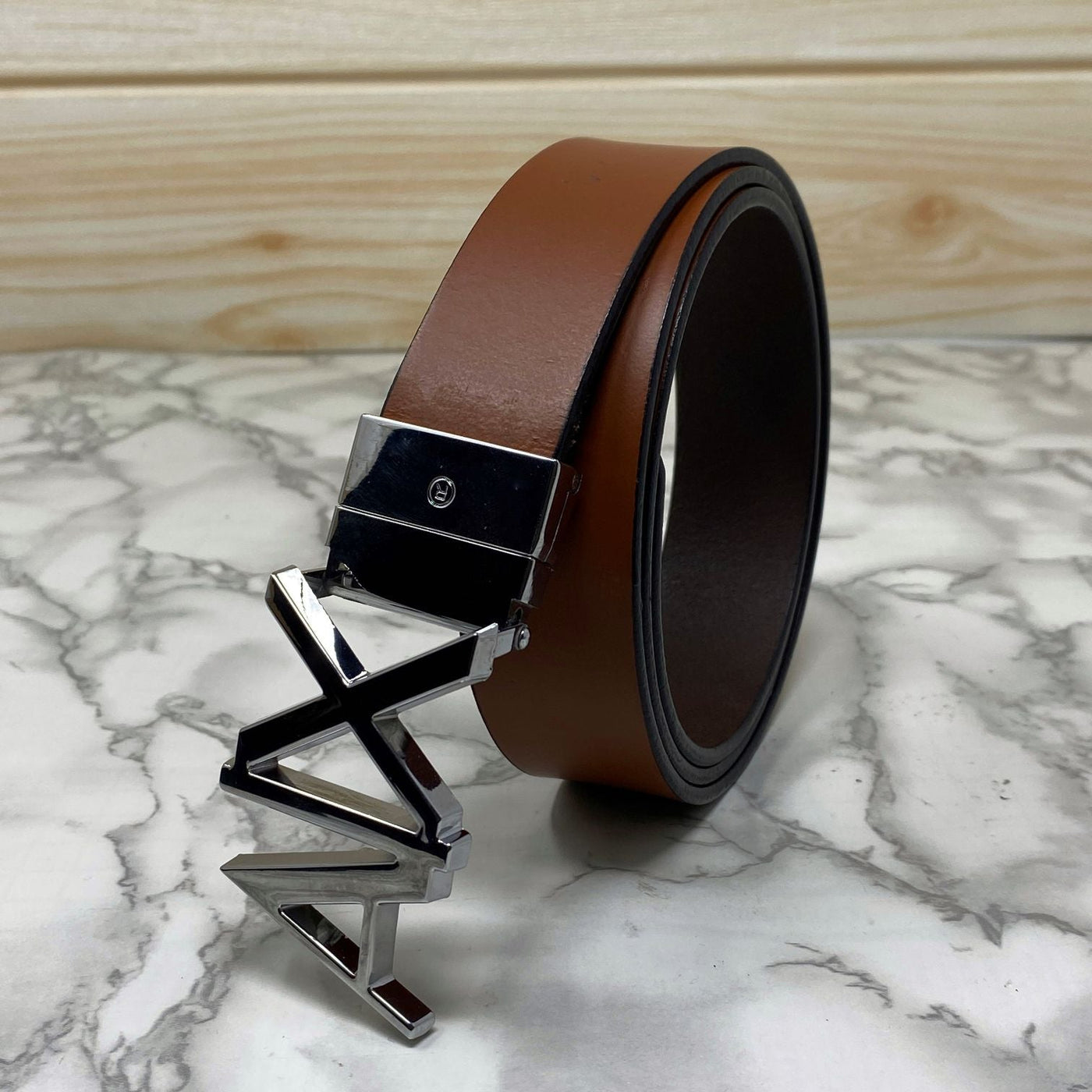 Fashionable AIX Leather Strap Belt -UniqueandClassy