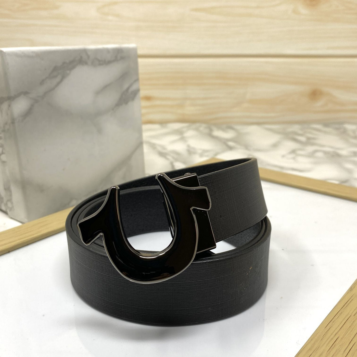 U-Pattern Formal and Casual Leather Strap belt-UniqueandClassy