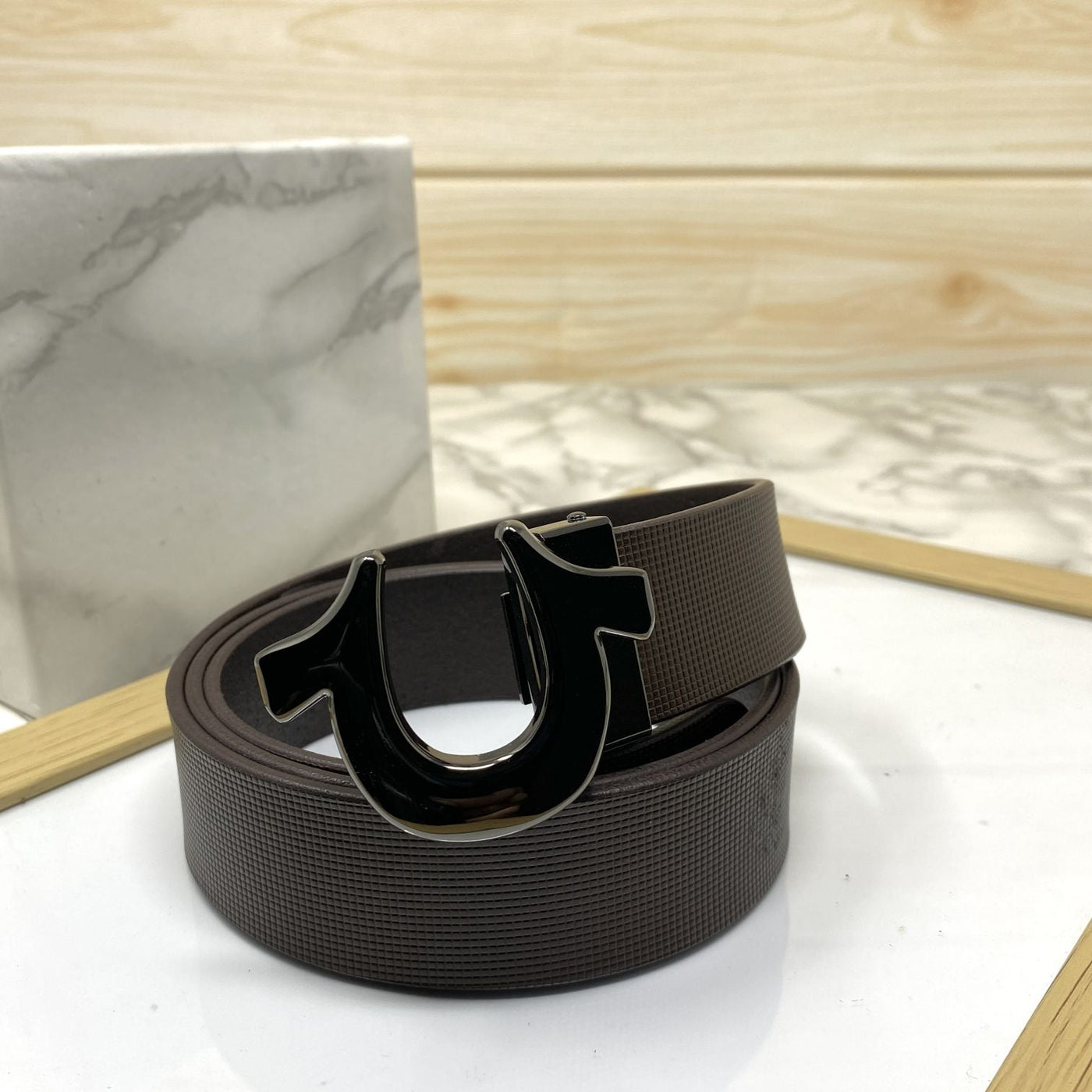 U-Pattern Formal and Casual Leather Strap belt-UniqueandClassy