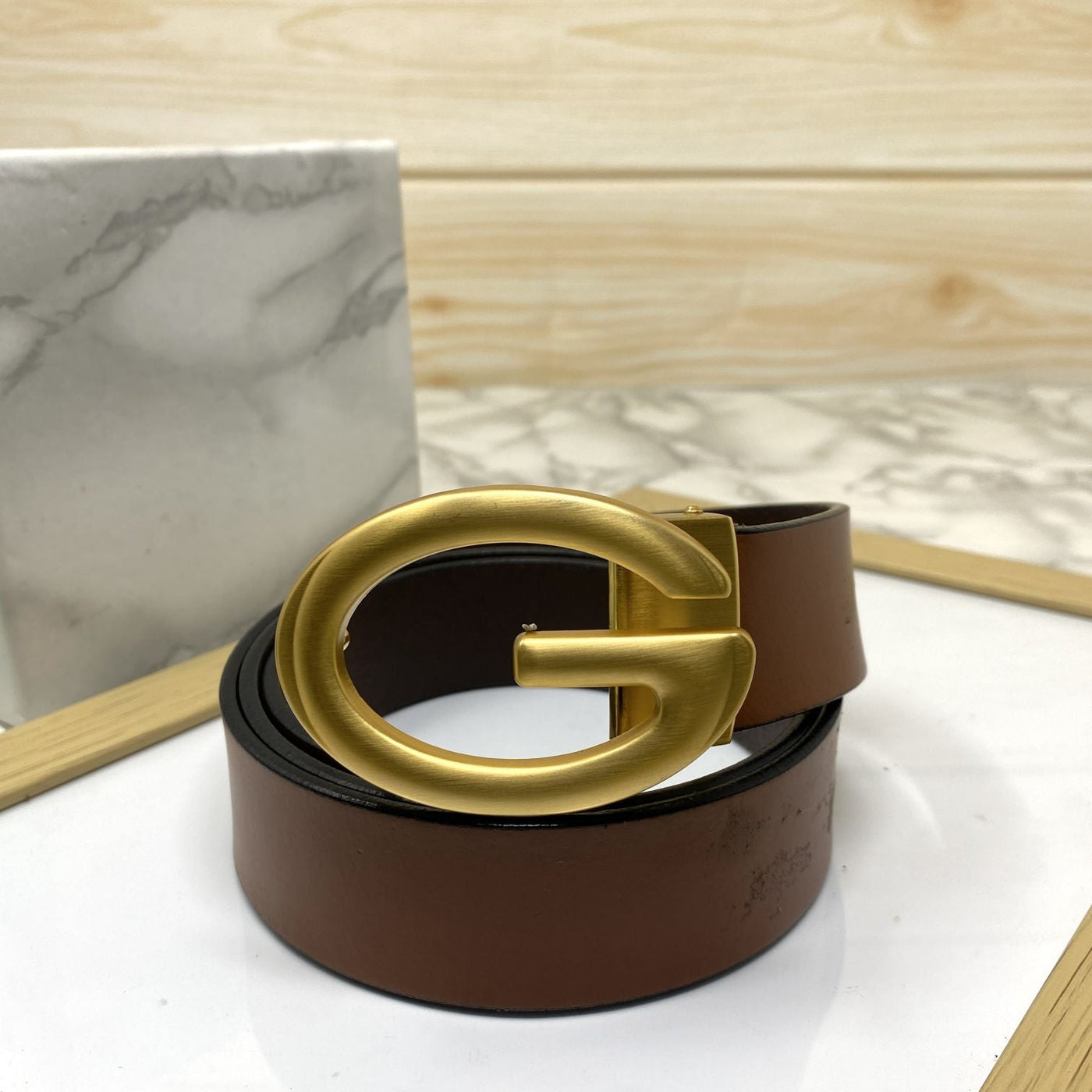 Simple G-Design Formal and Leather Strap Belt-UniqueandClassy