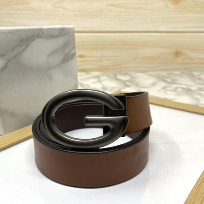 Simple G-Design Formal and Leather Strap Belt-UniqueandClassy