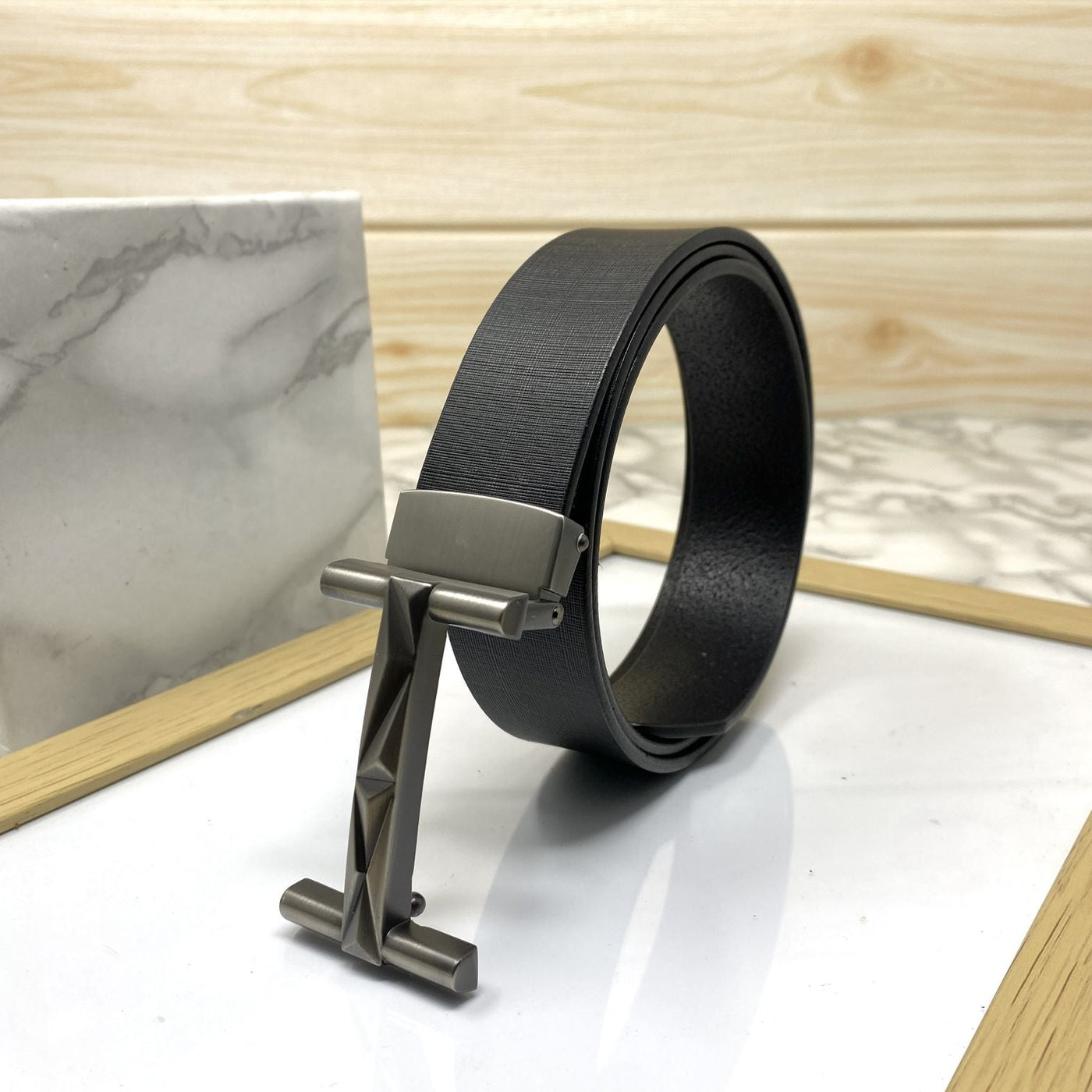 New Arrival H- Pattern Formal and Casual Leather Strap Belt-UniqueandClassy