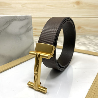 New Arrival H- Pattern Formal and Casual Leather Strap Belt-UniqueandClassy