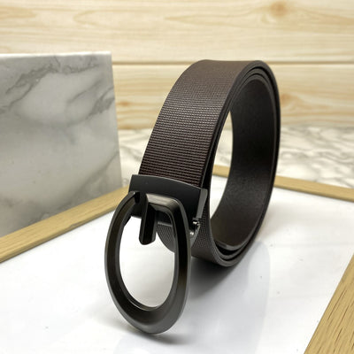 Classic G-Pattern Formal and Casual Leather Strap Belt -UniqueandClassy