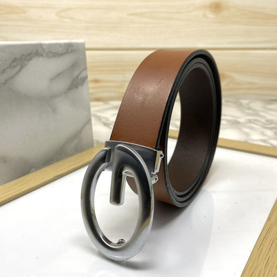 Simple G-Design Formal and Leather Strap Belt-UniqueandClassy