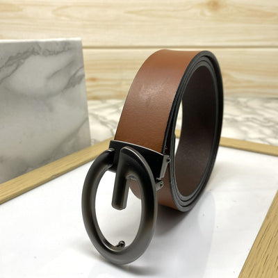 Simple G-Design Formal and Leather Strap Belt-UniqueandClassy