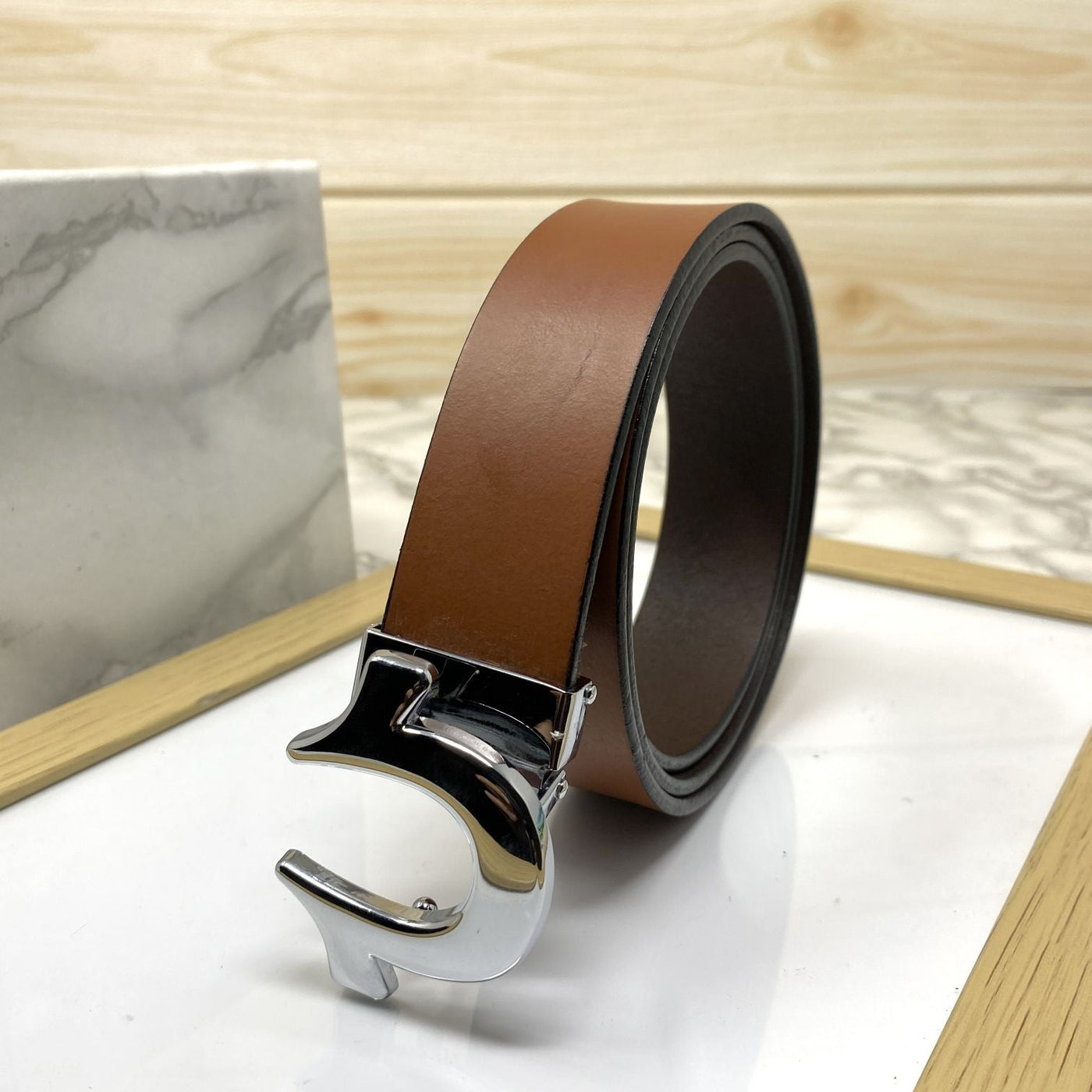 U-Pattern Formal and Casual Leather Strap belt-UniqueandClassy