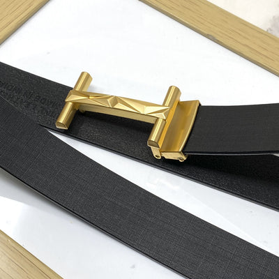 New Arrival H- Pattern Formal and Casual Leather Strap Belt-UniqueandClassy